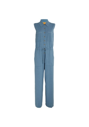 Guest In Residence Cotton Sleeveless Jumpsuit