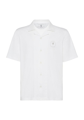 Brunello Cucinelli Cotton Short-Sleeve Shirt