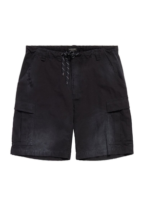 Balenciaga Distressed Cargo Shorts