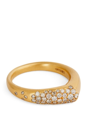 Nada Ghazal Yellow Gold And Diamond Doors Of Opportunity The Arch Ring