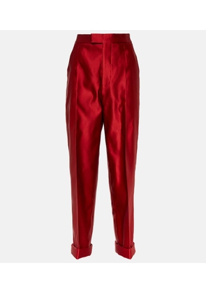 Tom Ford Silk duchesse tapered pants