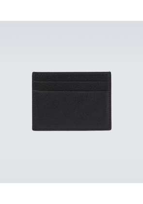 Balenciaga Logo-embossed leather cardholder