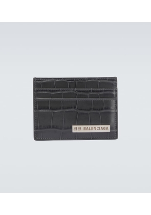 Balenciaga Plate leather cardholder