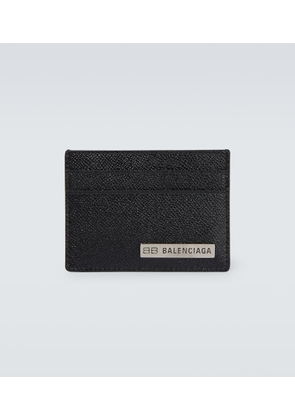 Balenciaga Plate leather card holder