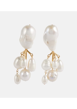 Jil Sander Baroque pearl earrings