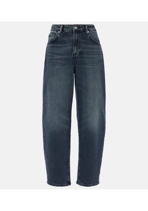 7 For All Mankind Jayne high-rise tapered jeans