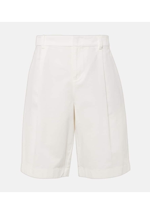 Vince High-rise cotton shorts