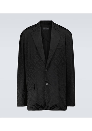 Balenciaga Jacquard printed blazer