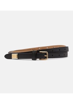 Dolce&Gabbana Logo leather belt