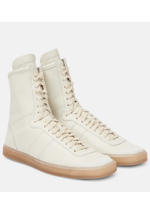 Lemaire Linoleum Boxing leather sneakers