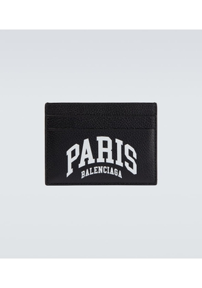 Balenciaga Cities Paris leather card holder