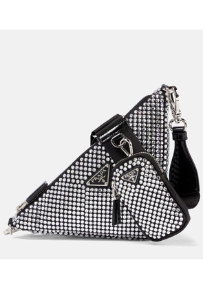 Prada Crystal-embellished shoulder bag