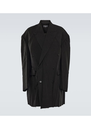 Balenciaga Oversized linen coat