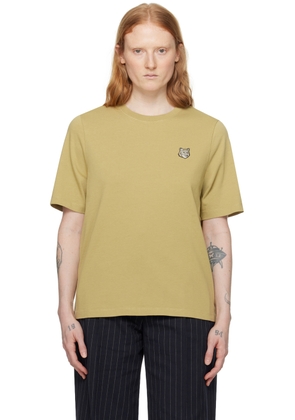 Maison Kitsuné Green Bold Fox Head T-Shirt
