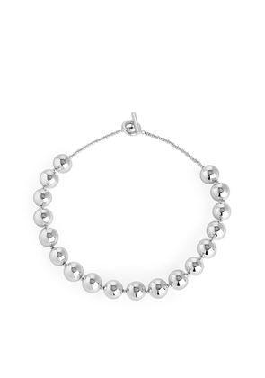 Chunky Spheres Necklace - Silver