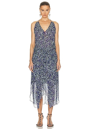 Isabel Marant Etoile Fadelo Dress in Midnight - Blue. Size 36 (also in 38, 40, 42).