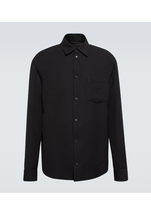 Balenciaga Wool-blend gabardine shirt jacket