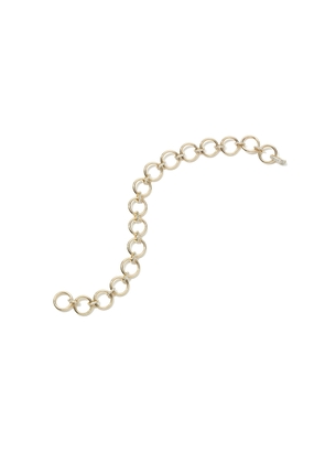 Eriness Loop Bracelet with Diamond Links in Yellow Gold