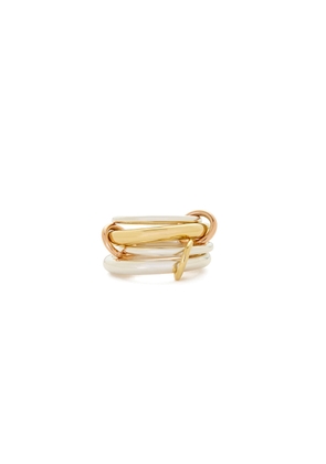 Spinelli Kilcollin Cici Ring in Yellow Gold/Rose Gold, Size 6.5