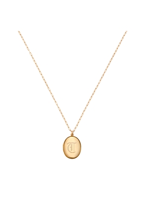 Sarah Chloe Charli Initial Necklace in Yellow Gold