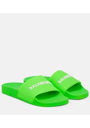 Balenciaga Logo rubber slides