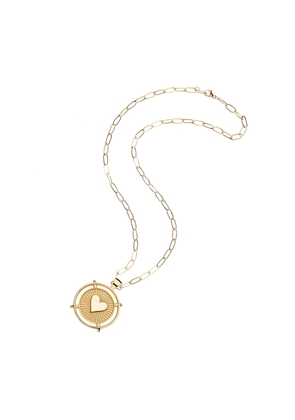 Jane Win El Corazon Pendant Necklace in Gold Plated