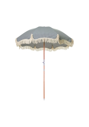 Business & Pleasure Co. Premium Beach Umbrella in Laurens Navy Stripe