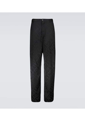 Balenciaga Jacquard printed pants
