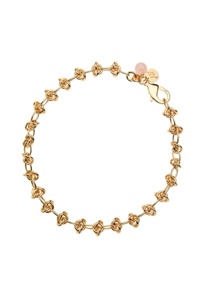 Jane Win in A Knot Chain Necklace in 14K Gold Plated Brass