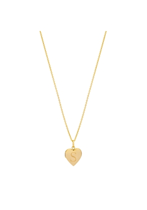 Sarah Chloe Charli Mini Heart Locket Necklace in Gold Plated