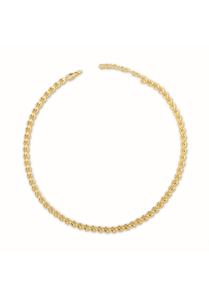 By Pariah The Classic Fishbone Necklace in Gold Vermeil