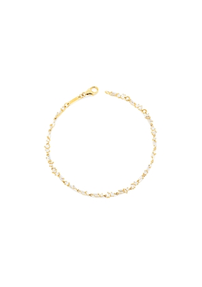 Suzanne Kalan Classic Diamond Chain Tennis Bracelet in Yellow Gold/Diamond