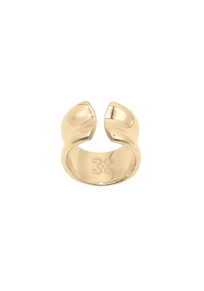 Sapir Bachar Gold Wadi Ring in 24K Gold Plated Sterling Silver, Size 6