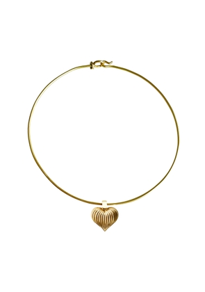 Natalia Pas Jewelry Heart Pendant Necklace in 18K Yellow Gold