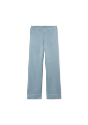 Asceno The London Pj Bottom in Dust Blue, X-Small