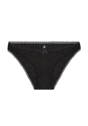Cou Cou Intimates The Low-Rise Briefs in Black, X-Small