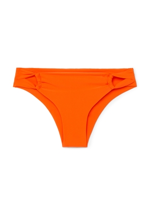 Sara Cristina Wrap Bikini Bottoms in Orange, Medium