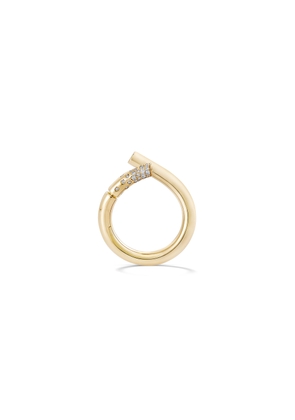 Tabayer Oera Ring in 18K Yellow Gold/Diamonds, Size 56