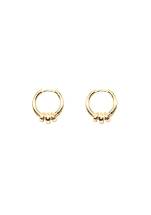 Sapir Bachar Ionic Hoops Earring in 24K Gold Plated Sterling Silver