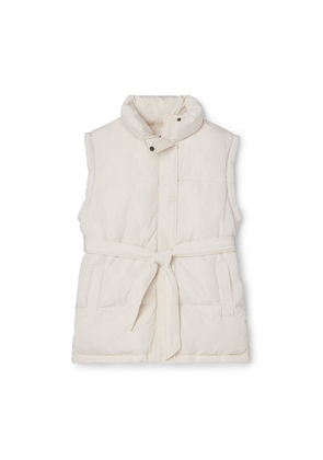 The Upside Oslo Puffer Gilet in Natural, X-Small