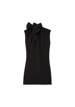 G. Label by goop Eden Bow Mini Dress in Black, Size 0