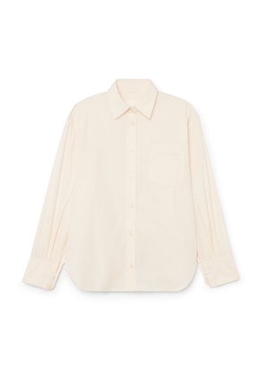 Maria McManus Oversized Shirt in Ivory, Small