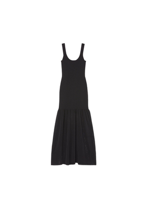 Matteau Drop-Waist Knit Dress in Black, Size 3