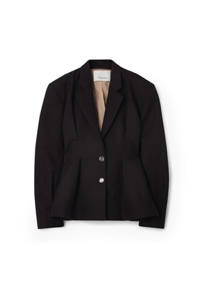 House of Dagmar Cinched Blazer in Black, Size 36