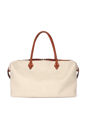 Métier Perriand Weekend Tote in Natural Linen