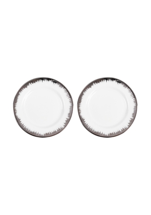 Stories of Italy Eclipse Dessert Plates, Set Of 2 in Platinum
