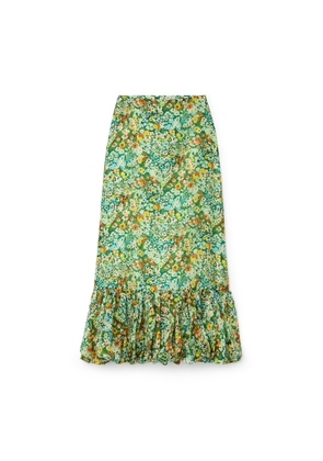 ALEMAIS Francis Bubble Skirt in Multi, Size AU10