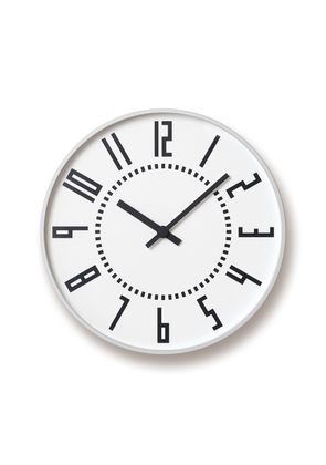 Lemnos Eki Clock in White