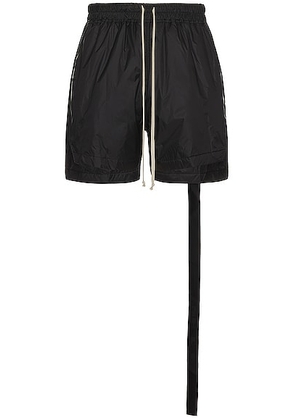 DRKSHDW by Rick Owens Phleg Boxer Shorts in Black - Black. Size L (also in ).