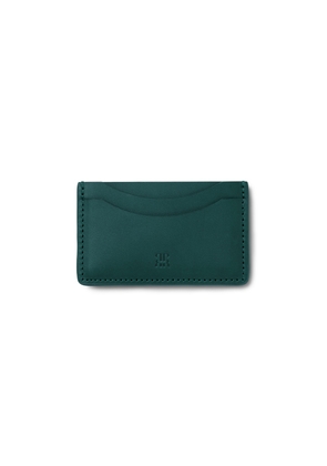 Paradise Row Leather Card Holder in Forest Green